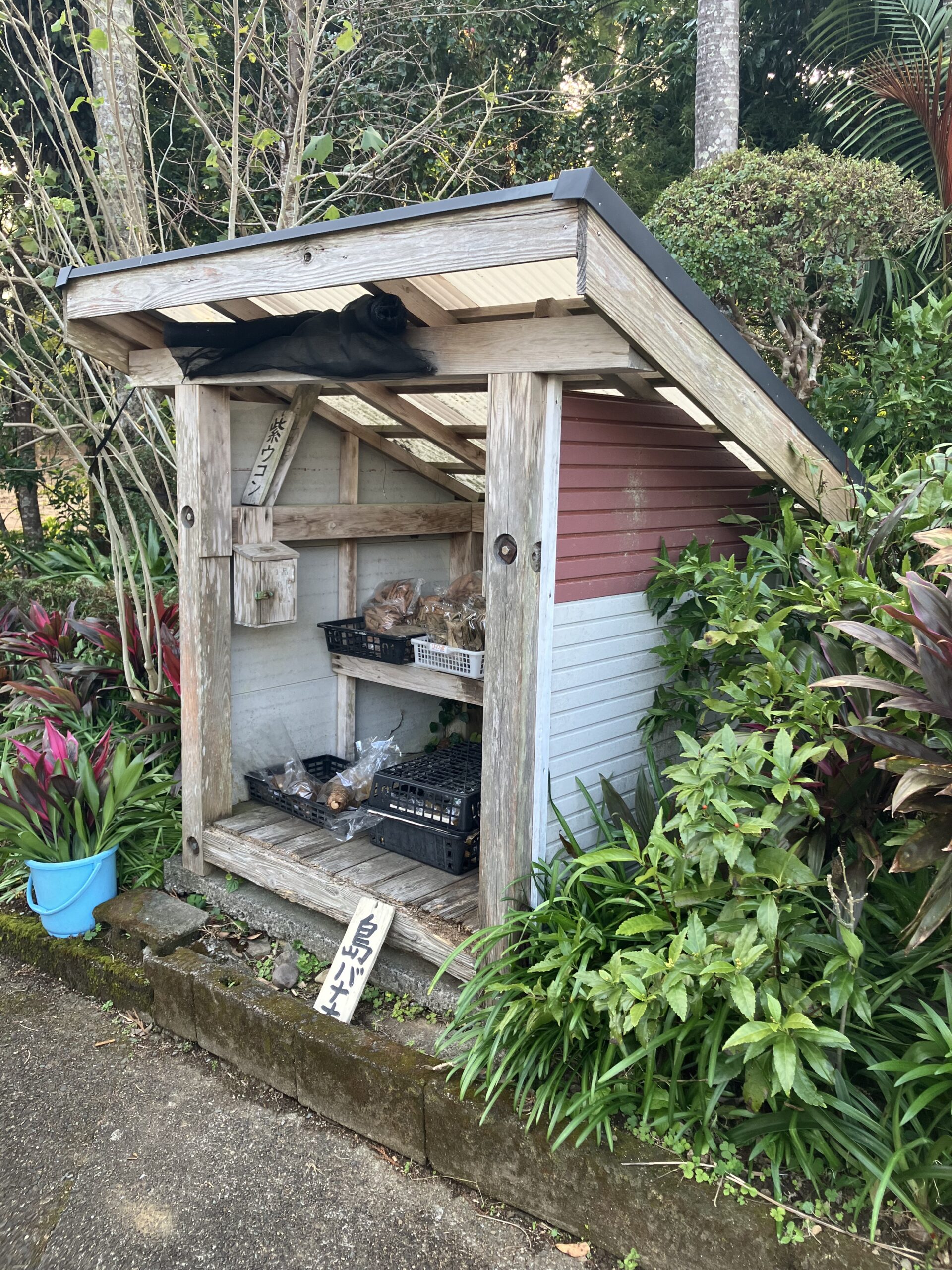 無人販売所全体