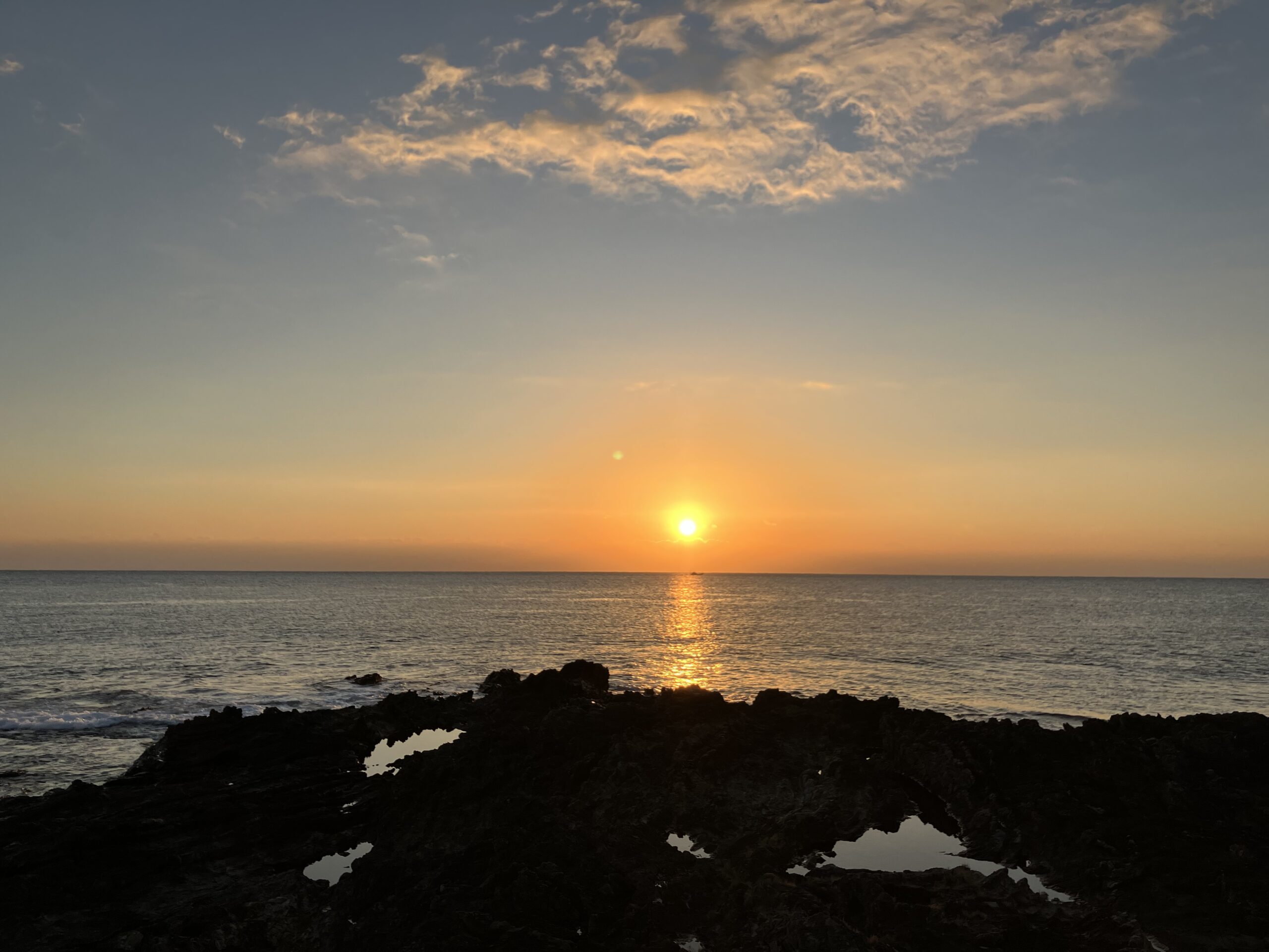 屋久島からの初日の出