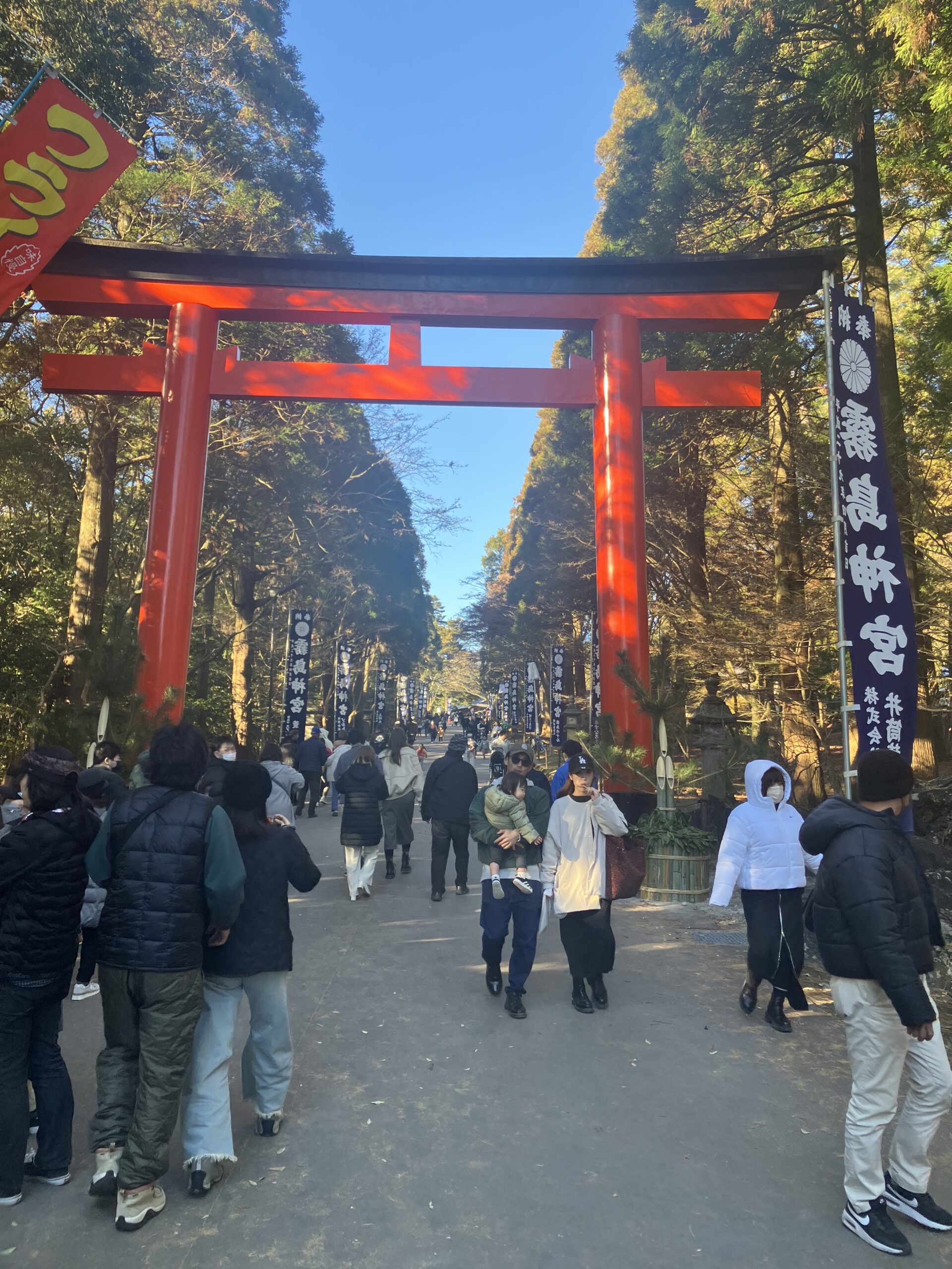 霧島神宮の大鳥居