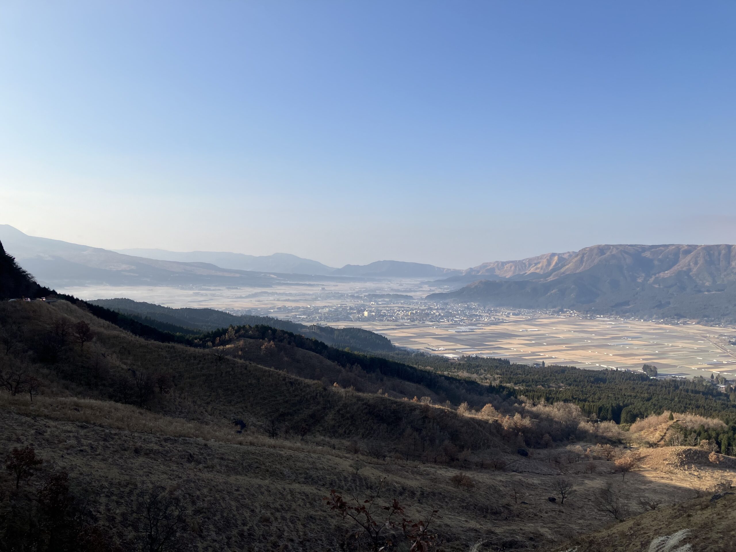 大観峰からの阿蘇盆地