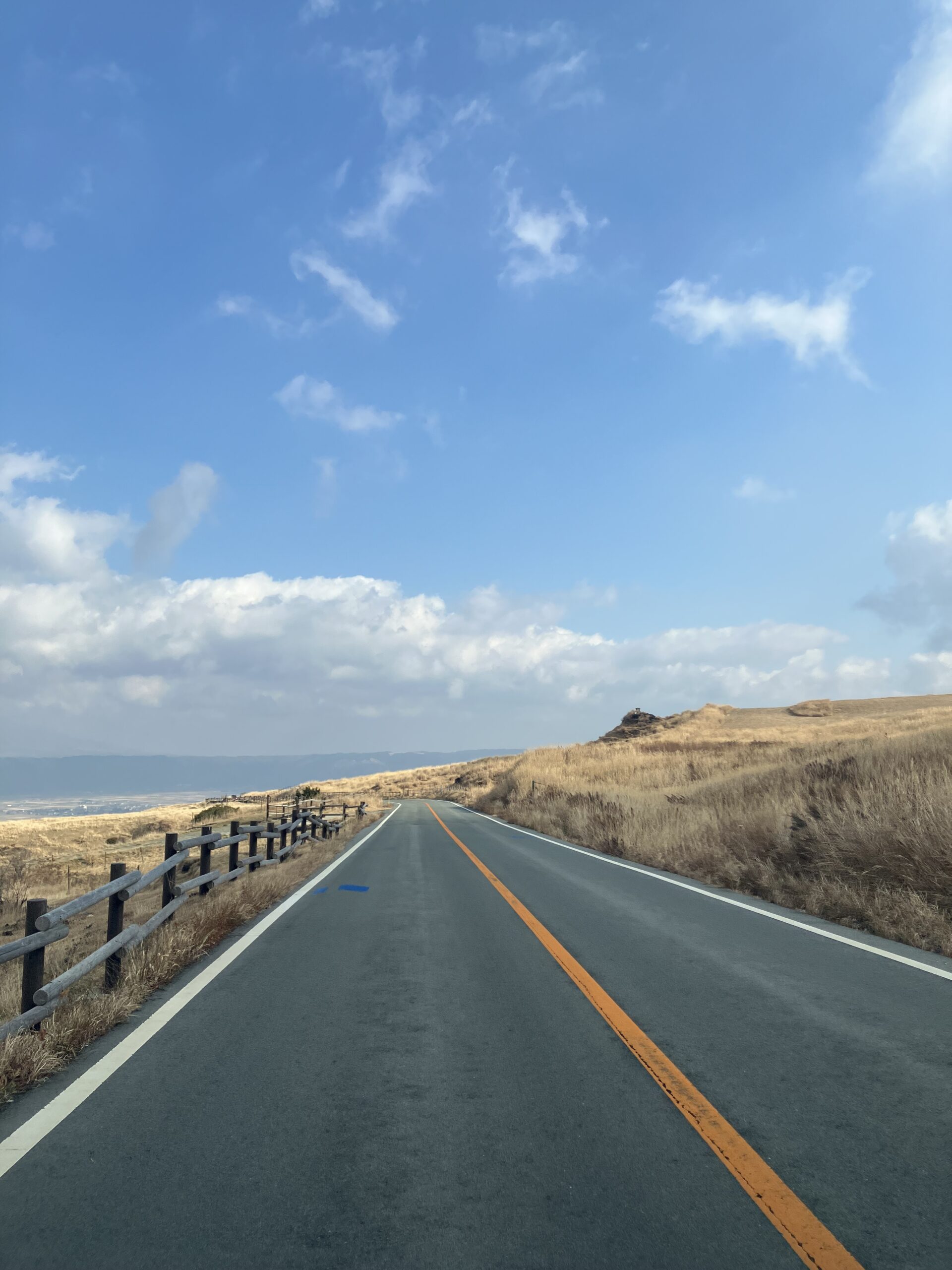 阿蘇の草原道路