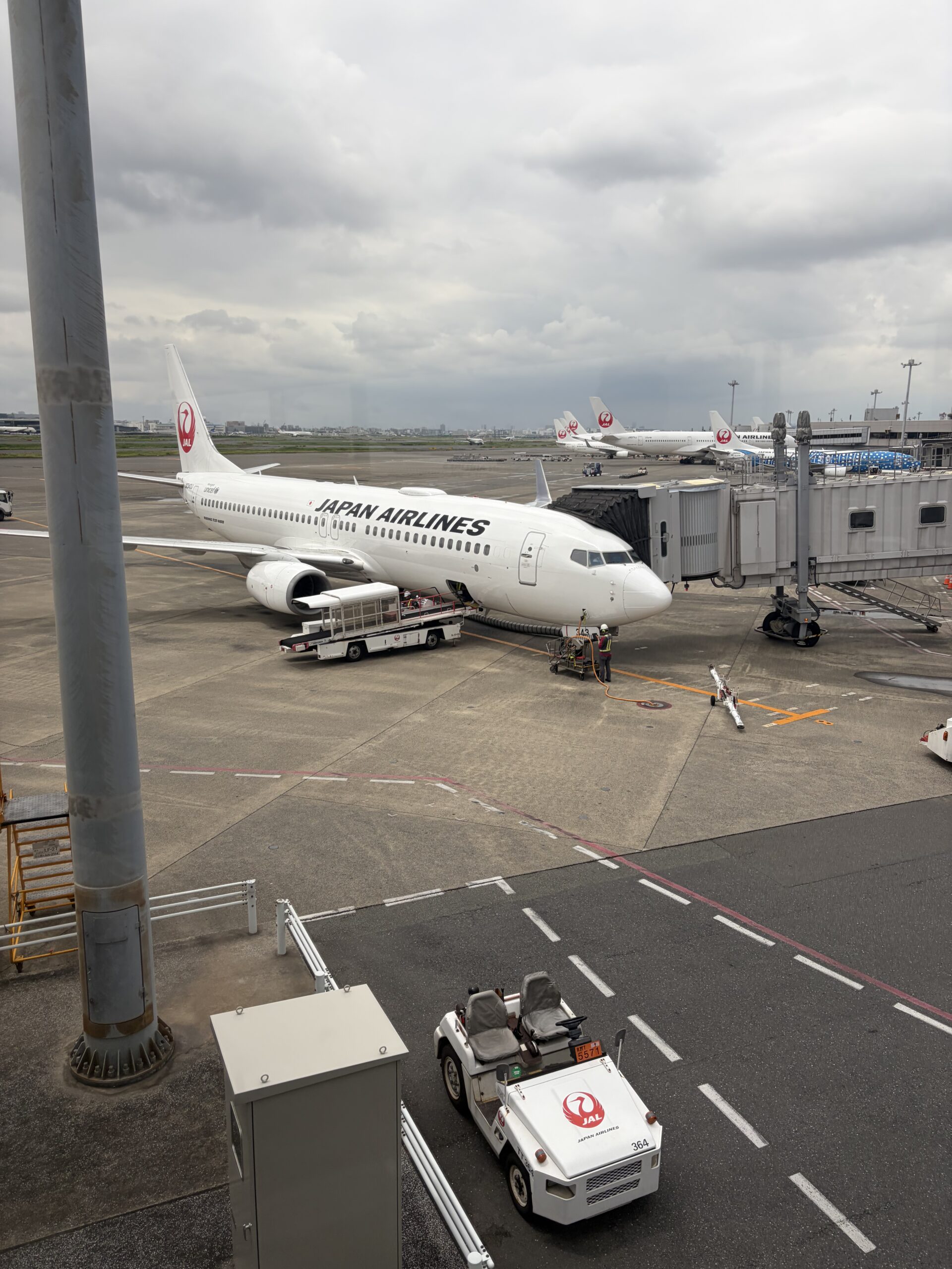 羽田空港のJAL機