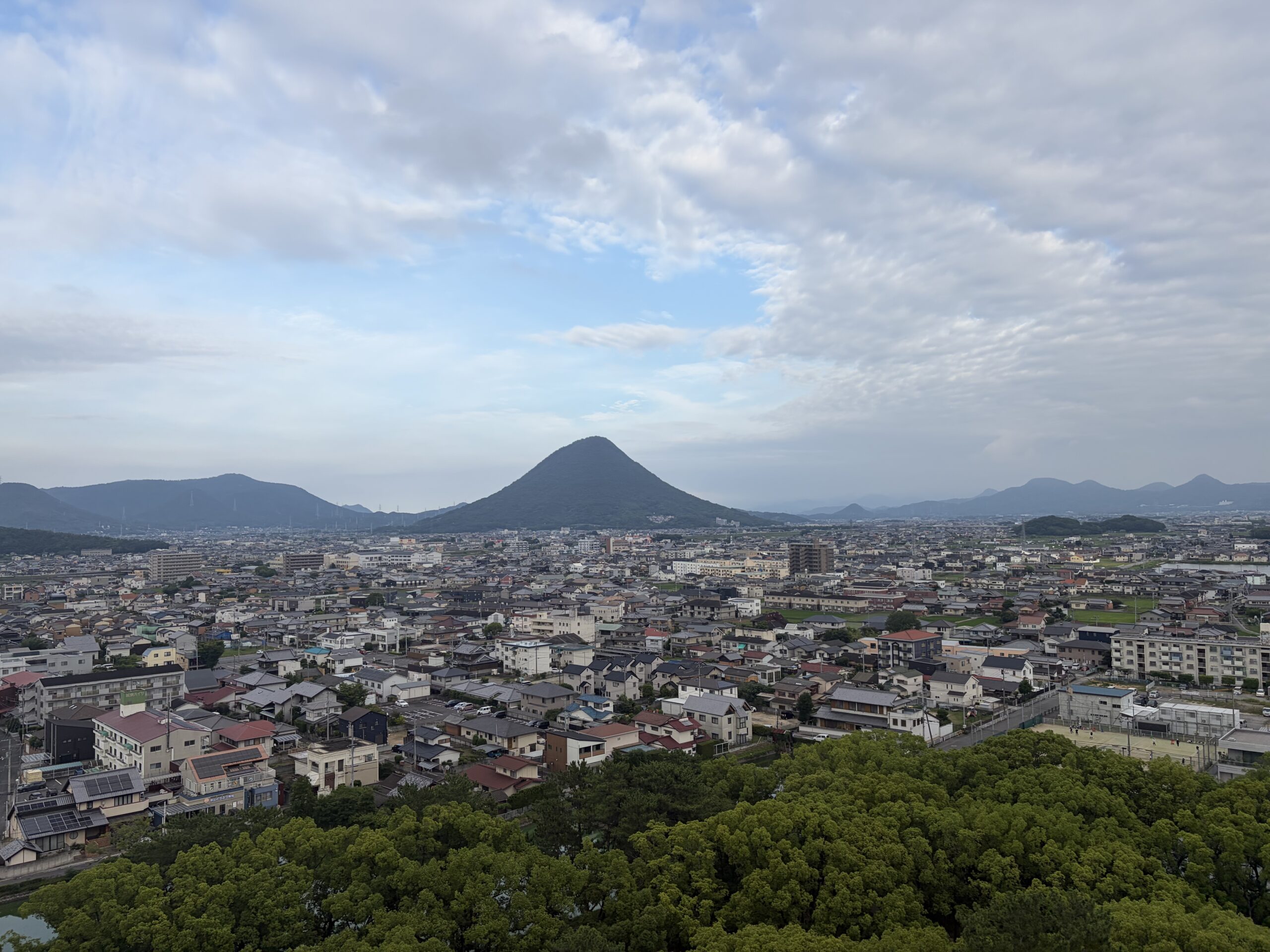 丸亀城からの眺め
